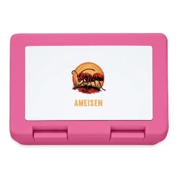 Ant Ameisen Ameise - Brotdose - Pink - Vorne