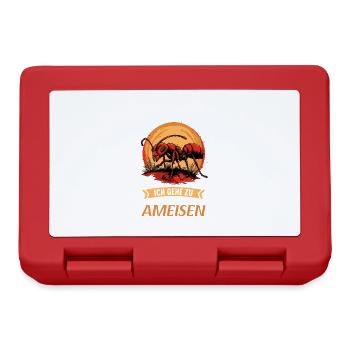 Ant ants ant - Lunchbox - red - Front