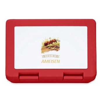 Ant ants ant - Lunchbox - red - Front
