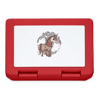 Unicorns Einhornine Shaman Children - Lunchbox - red - Front