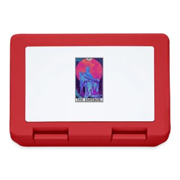 Tarotkarte The Emperor Der Herrscher - Brotdose - Rot - Vorne