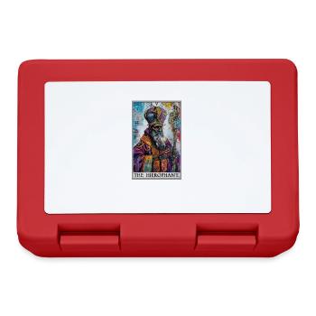 Tarotkarte The Hierophant Der Hierophant - Brotdose - Rot - Vorne