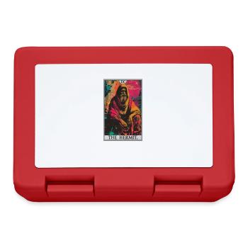 Cartes de tarot Carte de tarot L’Ermite L’Ermite - Boîte à goûter - rouge - Devant