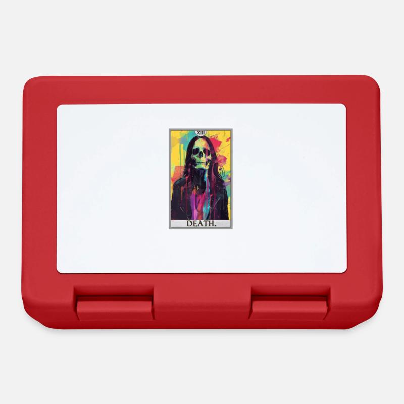 Carte de Tarot, Carte de Tarot, Mort - Boîte à goûter - rouge