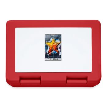 Tarotkarten Tarotkarte The Star Der Stern - Brotdose - Rot - Vorne
