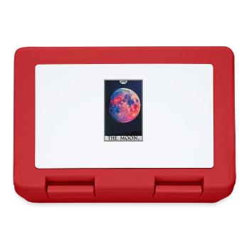 Tarotkarten Tarotkarte The Moon Der Mond - Brotdose - Rot - Vorne