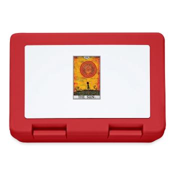 Tarotkarten Tarotkarte The Sun Die Sonne - Brotdose - Rot - Vorne