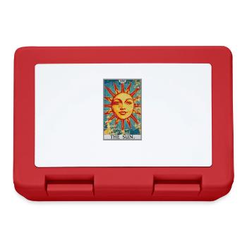 Tarotkarten Tarotkarte The Sun Die Sonne - Brotdose - Rot - Vorne