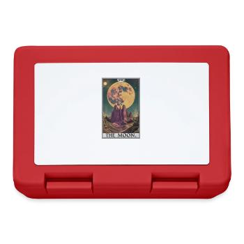 Tarotkarten Tarotkarte The Moon Der Mond - Brotdose - Rot - Vorne