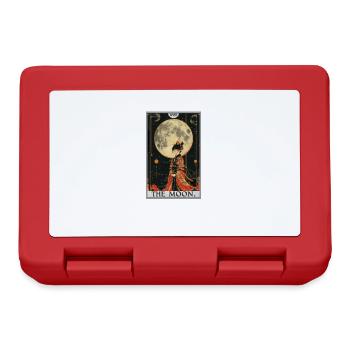 Tarotkarten Tarotkarte The Moon Der Mond - Brotdose - Rot - Vorne