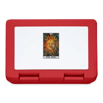 Tarotkarten Tarotkarte The Sun Die Sonne - Brotdose - Rot - Vorne