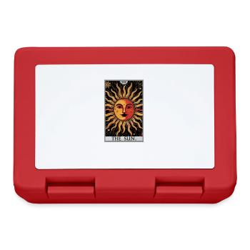 Tarotkarten Tarotkarte The Sun Die Sonne - Brotdose - Rot - Vorne