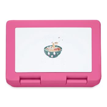 Send Noods Funny Japanese Ramen Noodle - Lunchbox - pink - Front