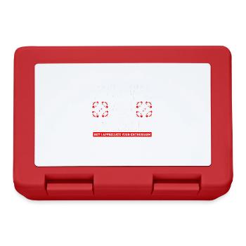 Fitness Instructor Personal Trainer - Lunchbox - red - Front