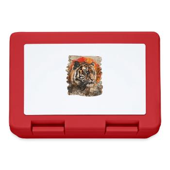 Tigre japonais rétro des années 80 - Boîte à goûter - rouge - Devant