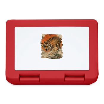 Tigre japonais rétro des années 80 - Boîte à goûter - rouge - Devant