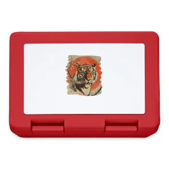 Tigre japonais rétro des années 80 - Boîte à goûter - rouge - Devant