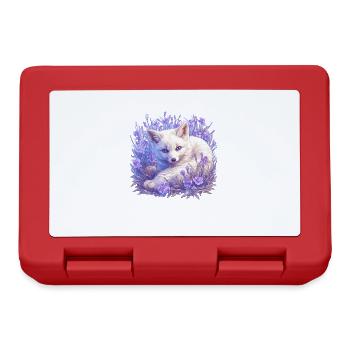 Arctic Fox Polarfüchse Polarfuchs - Lunchbox - red - Front