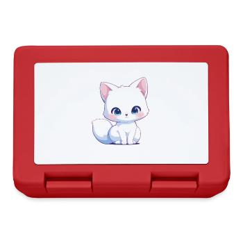 Arctic Fox Polarfüchse Polarfuchs - Lunchbox - red - Front