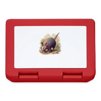 Armadillo Gürteltiere Gürteltier - Lunchbox - red - Front