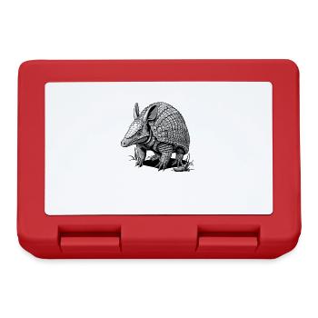 Armadillo Gürteltiere Gürteltier - Lunchbox - red - Front