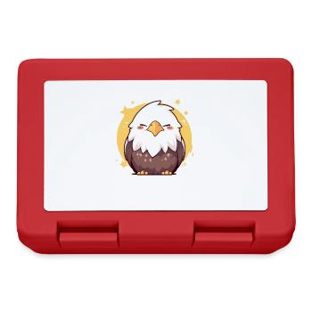 Pygargue à tête blanche Weißkopfseeadler - Boîte à goûter - rouge - Devant