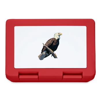 Pygargue à tête blanche Weißkopfseeadler - Boîte à goûter - rouge - Devant