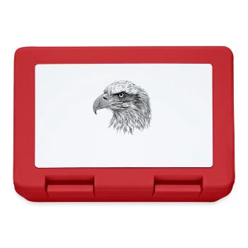 Bald Eagle Weißkopfseeadler - Lunchbox - red - Front