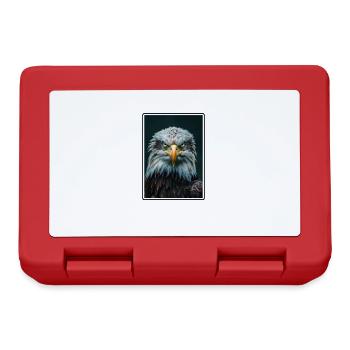 Pygargue à tête blanche Weißkopfseeadler - Boîte à goûter - rouge - Devant