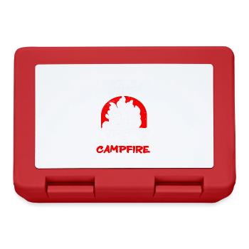 I Want To Go Camping And Smell Like A Campfire - Lunchbox - red - Front