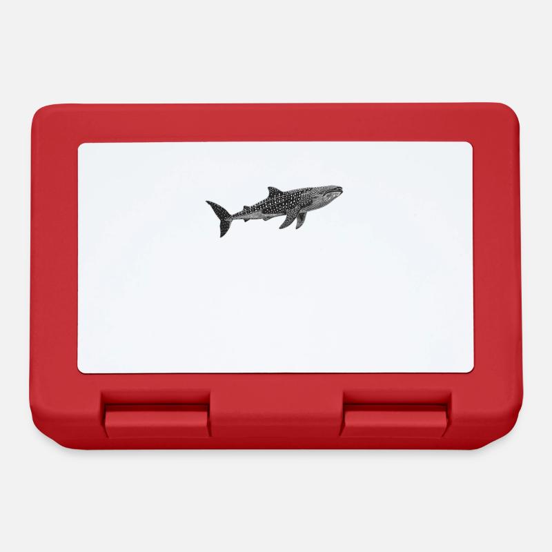 Whale Shark Walhaie Walhai - Brotdose - Rot