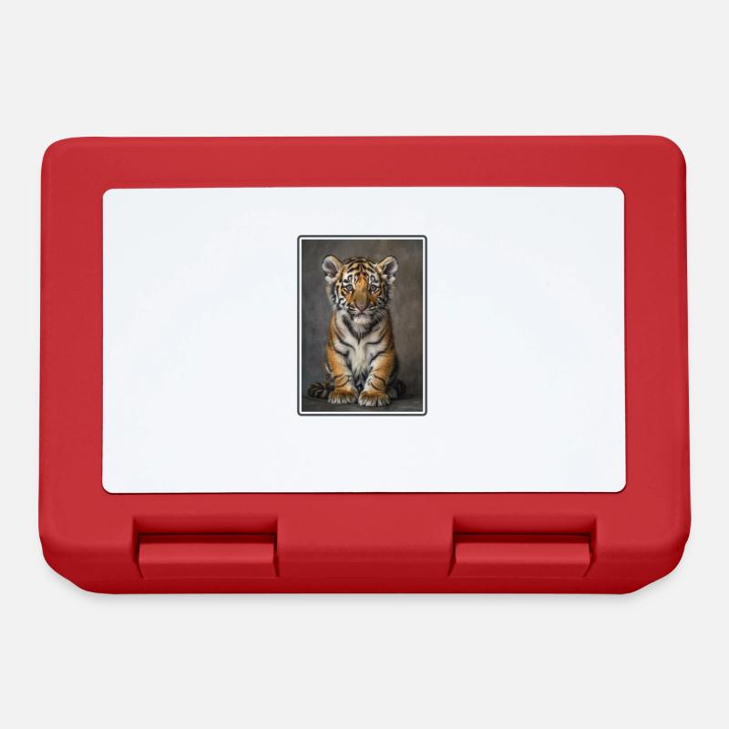 Tiger - Brotdose - Rot