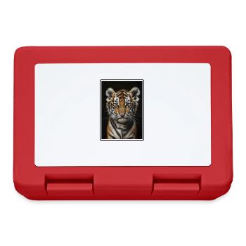 Tigre du Bengale Roi Tigre - Boîte à goûter - rouge - Devant