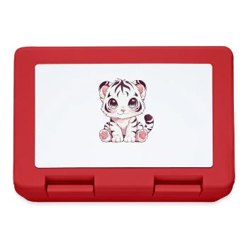 White Tiger Weiße Tiger Weißer Tiger - Lunchbox - red - Front