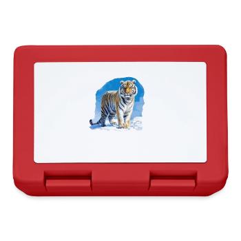 Sibirische Tiger Sibirischer Tiger - Brotdose - Rot - Vorne