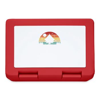 Ship Yacht Boat Vintage Captain - Lunchbox - red - Front