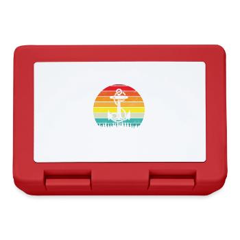 Ship Yacht Boat Vintage Captain - Lunchbox - red - Front