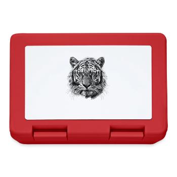 Sibirische Tiger Sibirischer Tiger - Brotdose - Rot - Vorne
