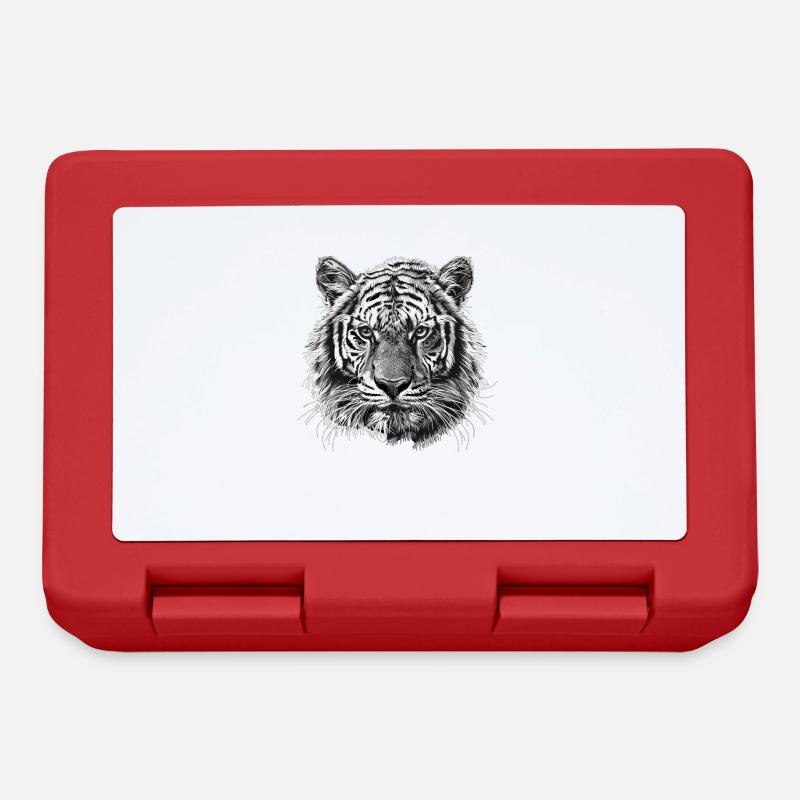 Sibirische Tiger Sibirischer Tiger - Brotdose - Rot