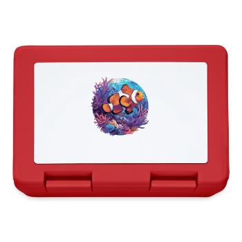 Clownfish Clownfische Clownfisch - Brotdose - Rot - Vorne