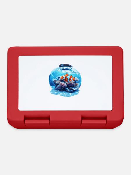 Clownfish Clownfische Clownfisch - Brotdose - Rot