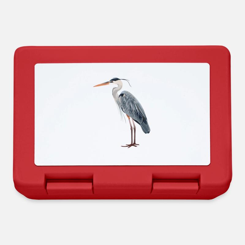 Heron Reiher - Brotdose - Rot