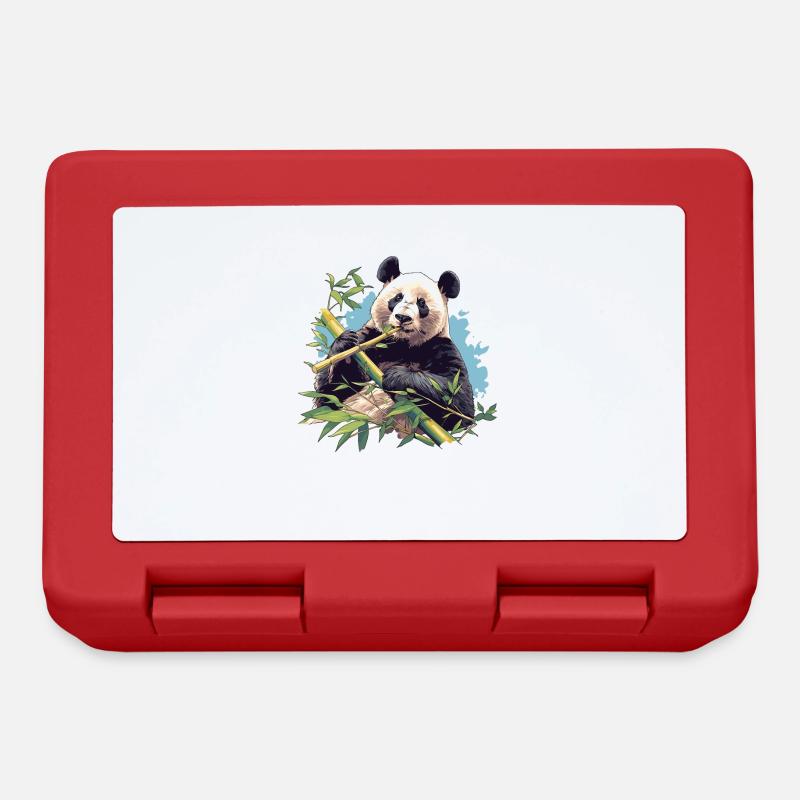 Panda géant Pandas Große Pandas Großer Panda - Boîte à goûter - rouge