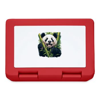 Panda géant Pandas Große Pandas Großer Panda - Boîte à goûter - rouge - Devant