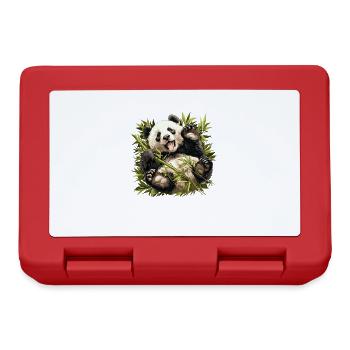 Panda géant Pandas Große Pandas Großer Panda - Boîte à goûter - rouge - Devant