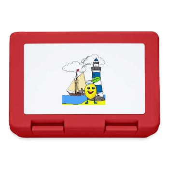 marin citron aigre marins marins marins - Boîte à goûter - rouge - Devant