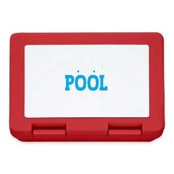 Pool Cleaner Keep Calm The Pool Guy Is Here - Brotdose - Rot - Vorne
