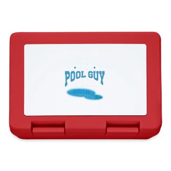Pool Cleaner Keep Calm The Pool Guy Is Here - Brotdose - Rot - Vorne