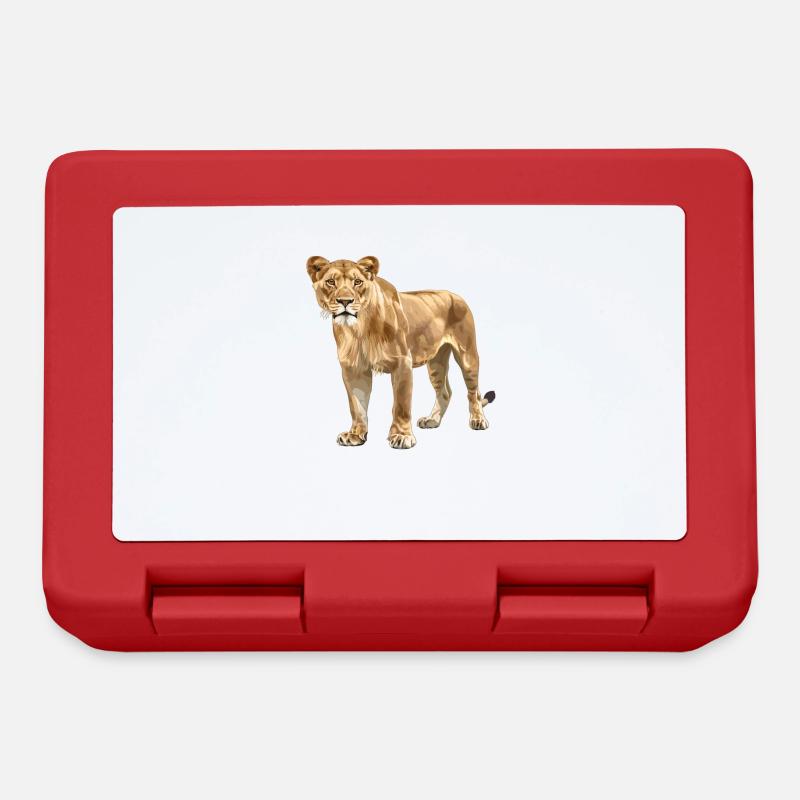 Lioness Lionesses Lioness - Lunchbox - red