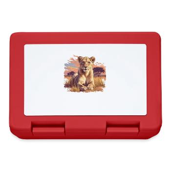 Lionne Lionnes Lionne - Boîte à goûter - rouge - Devant